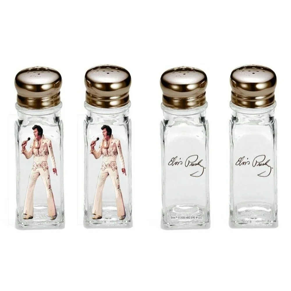 Elvis Presley Salt and Pepper Shakers Set Kitchen Chef Gift Jumpsuit The King - Picture 3 of 3